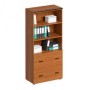 Дин-Р ДР 778 ОФ (Французский орех) Шкаф для документов с ящиками высокий