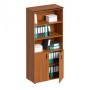 Дин-Р ДР 782 ОФ (Французский орех) Шкаф для документов полузакрытый