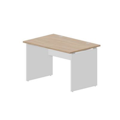 Domino DMNG128 OWBL (Светлый дуб/Белый) Стол, 2 громмета