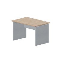 Domino DMNG128 OWTI (Светлый дуб/Титан) Стол, 2 громмета