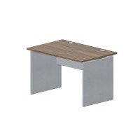 Domino DMNG128 WNTI (Орех/Титан) Стол, 2 громмета