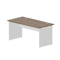 Domino DMNG168 WNBL (Орех/Белый) Стол, 2 громмета