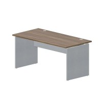 Domino DMNG168 WNTI (Орех/Титан) Стол, 2 громмета