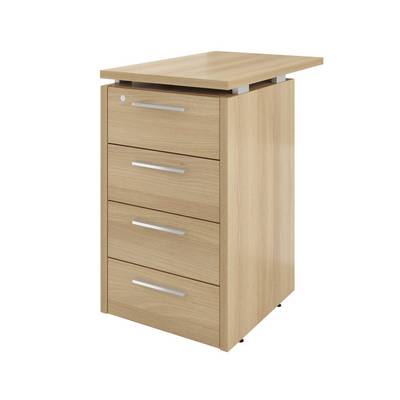 Дублин ДБ38 (Акация лорка) Тумба приставная, 4 ящика с змамком