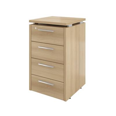 Дублин ДБ44 (Акация лорка) Тумба приставная, 4 ящика с змамком