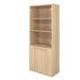 Дублин ДБ52 (Акация лорка) Шкаф высокий, стекло прозрачное