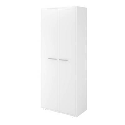 Дублин ДБ40 (Белый) Шкаф высокий закрытый 2 двери