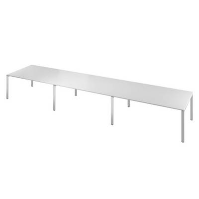 Дублин ДРП130-3 (Белый) Стол на металлокаркасе