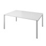 Дублин ДРП130 (Белый) Стол на металлокаркасе