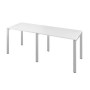 Дублин ДРП52-2 (Белый) Стол на металлокаркасе