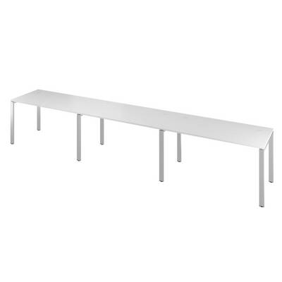 Дублин ДРП55-3 (Белый) Стол на металлокаркасе