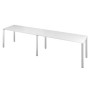 Дублин ДРП56-2 (Белый) Стол на металлокаркасе