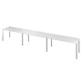 Дублин ДРП56-3 (Белый) Стол на металлокаркасе