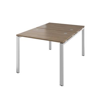 Дублин ДРП110 (Дуб кофейный) Стол сдвоенный, на металлокаркасе