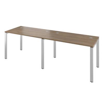 Дублин ДРП51-2 (Дуб кофейный) Стол на металлокаркасе