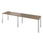 Дублин ДРП55-2 (Дуб кофейный) Стол на металлокаркасе