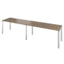 Дублин ДРП56-2 (Дуб кофейный) Стол на металлокаркасе