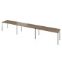 Дублин ДРП56-3 (Дуб кофейный) Стол на металлокаркасе