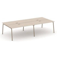 Estetica ES.D.RS-4.4-LK (Капучино/Латте) Рабочая станция на 4 места