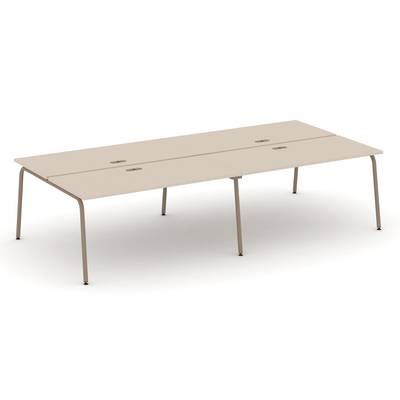 Estetica ES.D.RS-4.4-LK (Капучино/Латте) Рабочая станция на 4 места