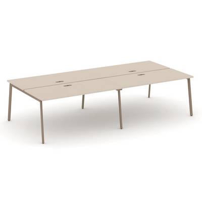 Estetica ES.D.RS-4.4-LP (Капучино/Латте) Рабочая станция на 4 места