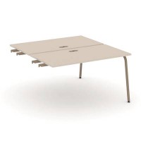 Estetica ES.D.SPR-3-LK (Капучино/Латте) Двойной стол приставка к опорным тумбам