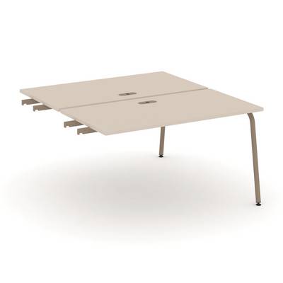 Estetica ES.D.SPR-3-LK (Капучино/Латте) Двойной стол приставка к опорным тумбам