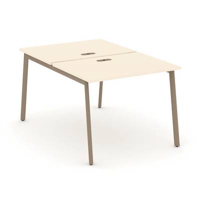 Estetica ES.D.RS-2.1-LP (Сатин/Латте) Рабочая станция на 2 места