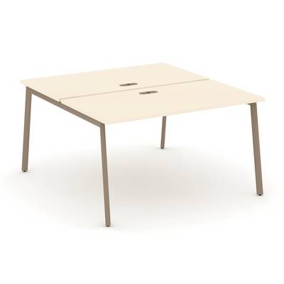 Estetica ES.D.RS-2.3-LP (Сатин/Латте) Рабочая станция на 2 места