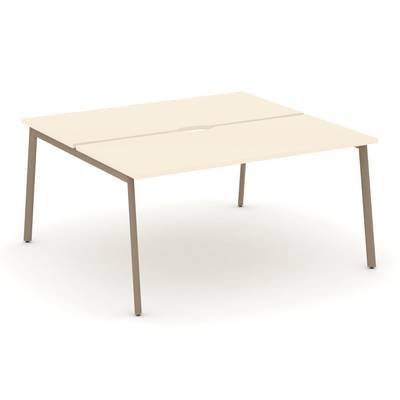 Estetica ES.D.RS-2.4-VP (Сатин/Латте) Рабочая станция на 2 места