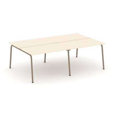 Estetica ES.D.RS-4.2-VK (Сатин/Латте) Рабочая станция на 4 места