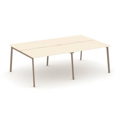 Estetica ES.D.RS-4.2-VP (Сатин/Латте) Рабочая станция на 4 места