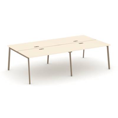 Estetica ES.D.RS-4.3-LP (Сатин/Латте) Рабочая станция на 4 места