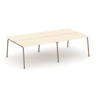 Estetica ES.D.RS-4.3-VK (Сатин/Латте) Рабочая станция на 4 места