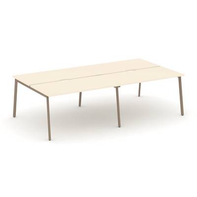 Estetica ES.D.RS-4.3-VP (Сатин/Латте) Рабочая станция на 4 места