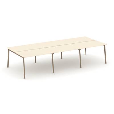 Estetica ES.D.RS-6.2-VP (Сатин/Латте) Рабочая станция на 6 мест