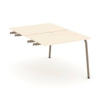 Estetica ES.D.SPR-1-VK (Сатин/Латте) Двойной стол приставка к опорным тумбам