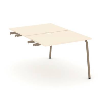 Estetica ES.D.SPR-1-VK (Сатин/Латте) Двойной стол приставка к опорным тумбам