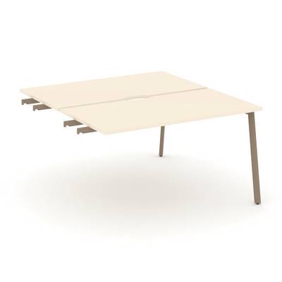 Estetica ES.D.SPR-3-VP (Сатин/Латте) Двойной стол приставка к опорным тумбам