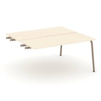 Estetica ES.D.SPR-4-VK (Сатин/Латте) Двойной стол приставка к опорным тумбам