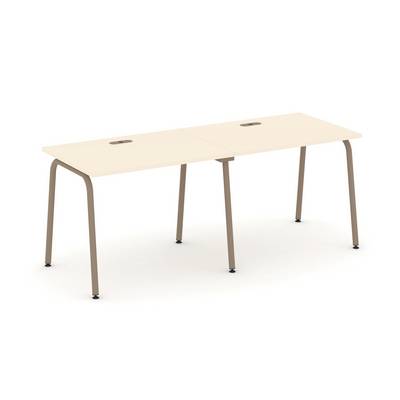 Estetica ES.RS-2.1-LK (Сатин/Латте) Рабочая станция на 2 места