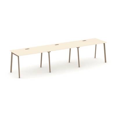 Estetica ES.RS-3.2-LP (Сатин/Латте) Рабочая станция на 3 места