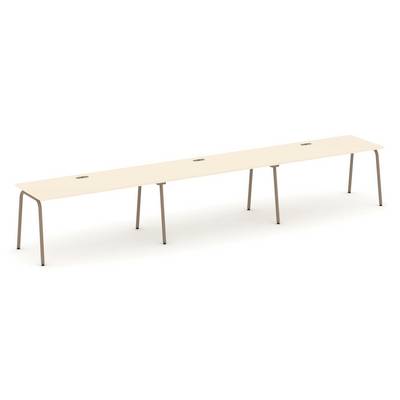 Estetica ES.RS-3.4-LK (Сатин/Латте) Рабочая станция на 3 места