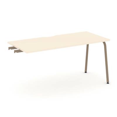 Estetica ES.SPR-4-VK (Сатин/Латте) Стол приставка к опорным тумбам