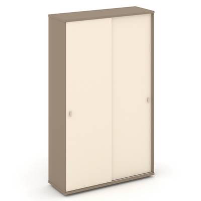 Estetica ES.SHK-1.1 (Сатин/Латте) Шкаф-купе с полками