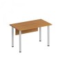 Формула ФР 1111 (Ольха европейская) Стол письменный на хромированных опорах
