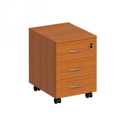 Формула ФР 210 (Ольха европейская) Тумба выкатная 3-ящичная с замком