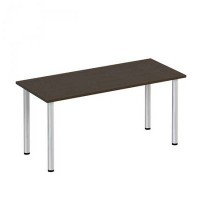 Формула ФР 1103 (Венге темный) Стол письменный на хромированных опорах