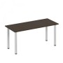 Формула ФР 1103 (Венге темный) Стол письменный на хромированных опорах