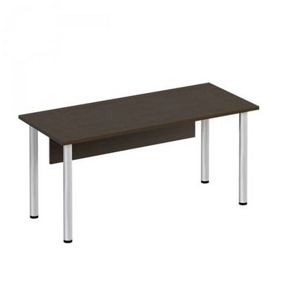 Формула ФР 1113 (Венге темный) Стол письменный на хромированных опорах